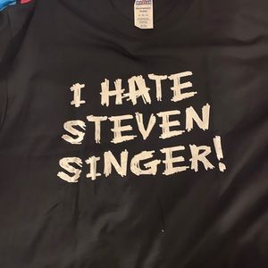 I hate Steven singer T-shirt